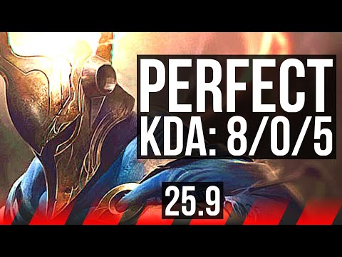 PANTHEON vs SION (TOP) | 8/0/5, 900+ games, Legendary | KR Grandmaster | 25.9