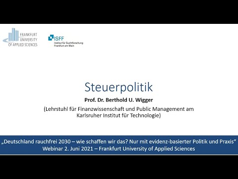 Deutschland rauchfrei 2030 – Teil 2 – Berthold Wigger