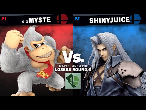 Myste (Donkey Kong) vs ShinyJuice (Sephiroth) Maple Lane Smash #110 - Losers Round 3