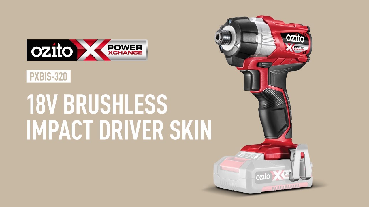 Ozito Impact Driver Brushless Store, 52 