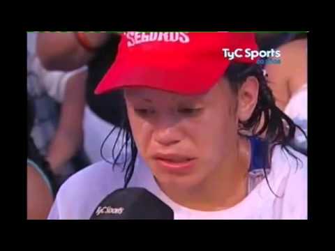 Boxer Ana Laura "La Monita" Esteche comes out after winning world championship belt