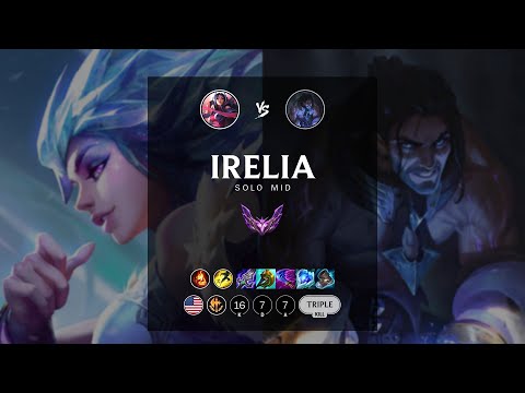 Irelia Mid vs Sylas - NA Master Patch 12.14
