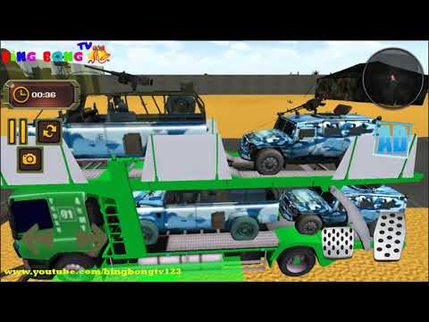 US Police Offroad Cop Car Transporter Driver - SUV Jeep Driving Simulator | Best Android Gameplay