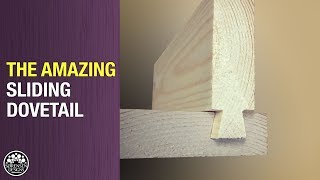 Amazing Sliding Dovetail // Easy Joinery