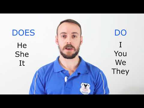 DO e DOES Fácil   -   (Vídeo do meu Curso Online)