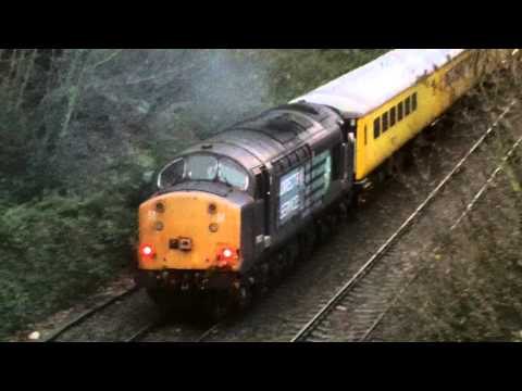 Deeside 3.12.2015 - DRS 37603 on test train - claggy and loud - Class 37 - Connahs QuayC