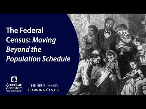 The Federal Census: Moving Beyond the Population Schedule
