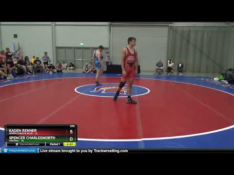 170 Lbs Round 2 (8 Team) - Kaden Renner, North Dakota Blue Vs Spencer Charlesworth, Virginia 5972
