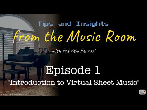 Introduction to Virtual Sheet Music