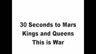 Kings and Queens Lyrics - 30 Seconds to Mars
