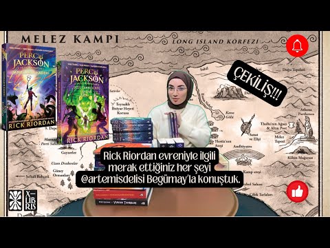 Percy Jackson ve Rick Riordan evreni hakkında her şeyi konuştuk! SÜRPRİZ HEDİYELİ!