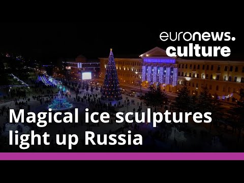 Ice sculpture festival transforms Russian city into a winter wonderland