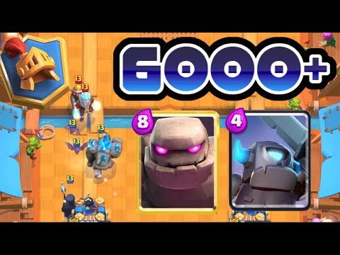 CHAMPION LADDER GAMEPLAY WITH BEST GOLEM DECK! | Clash Royale
