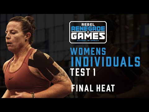 Individual Women's Test 1 FINAL HEAT - REBEL Renegade Games 2023 African CrossFit Semifinal.