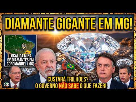 Descobriram diamante de 647 quilates em Coromandel MG — 38% maior que o recorde da Rússia