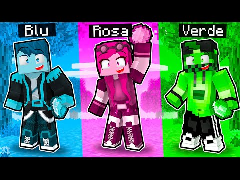 GIOCARE CON 1 SOLO COLORE SU MINECRAFT!