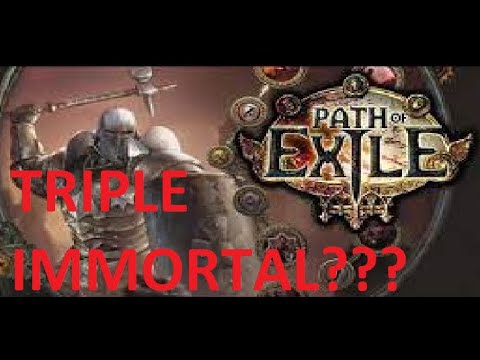 [POE 3.19] Triple Immortal Juggernaut tanks uber maven memory game and brain blast