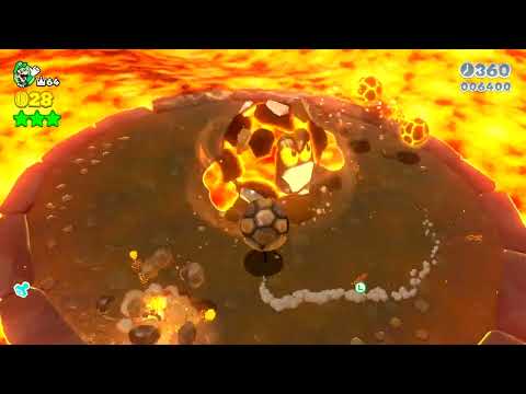 Super Mario 3D World [Switch] 4-Castle Itemless Speedrun - Time: 53 (WR)