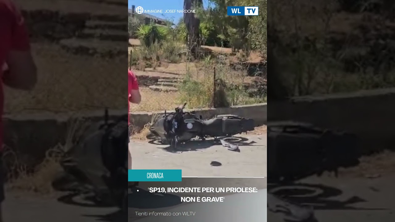 "SP19, incidente per un priolese: non è grave"