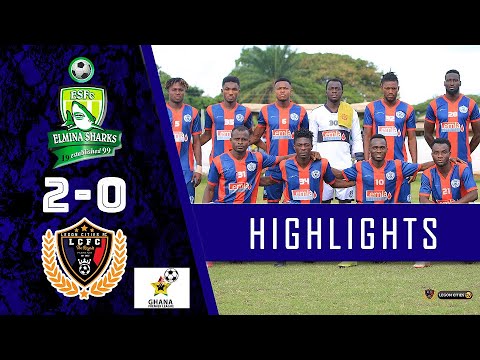 ELMINA SHARKS FC VRS LEGON CITIES FC (2-0) FULL-TIME