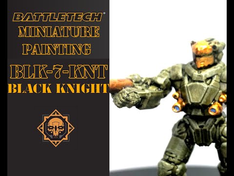BLK-7-KNT Black Knight // Battletech miniature painting