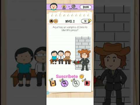 Nivel 2, Aqui hay un vampiro, Jonas el caza monstruo, Brain test 2
