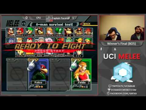 UCI Biweekly 27 - Captain Faceroll(sheik) vs CPU(Falco)