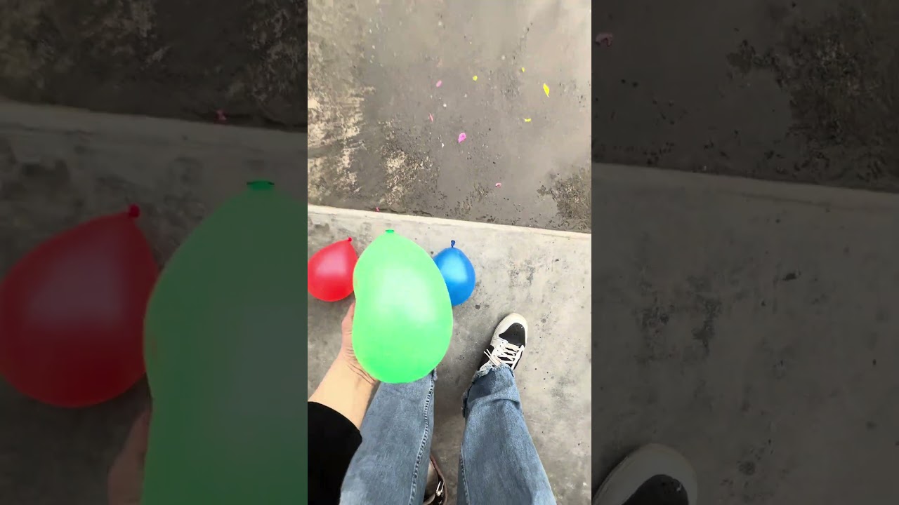 Water Balloon Drop From The Top… BOOM 💥🎈