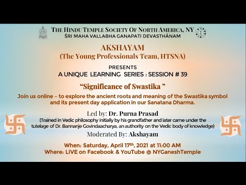 Learning Series Session #39 - "Significance of Swastika"