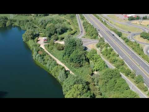 Wellingborough prison build A45 River nene and Little Irchester