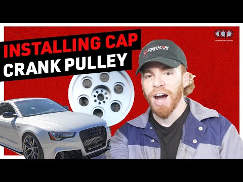 Insane Power Mod for Audi 3.0T | Crank Pulley Install DIY (S4/S5/Q5/A6/A7)