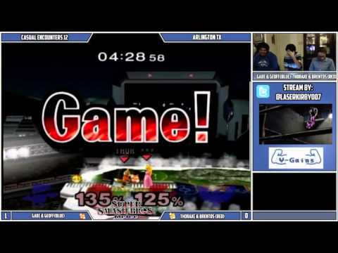 CED12 - FX|WaterlessFishie & Geoff vs Thoraxe & Brentos - [WS]