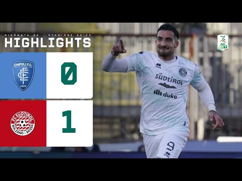 Empoli-Südtirol 0-1 | PECORINO fa esultare mister Castori | HIGHLIGHTS Serie BKT