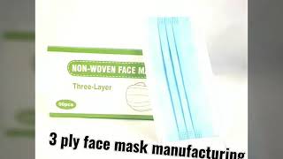 😷😷 3 ply face masks manufacturing ll 2023 new masks
