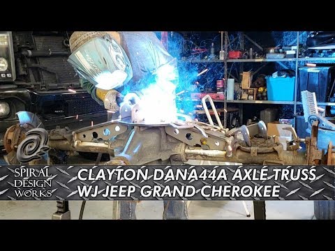 EP.21- DANA 44A AXLE TRUSS INSTALL- WJ JEEP GRAND CHEROKEE