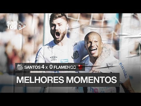 SANTOS 4 X 0 FLAMENGO | MELHORES MOMENTOS | BRASILEIRÃO (08/12/19)