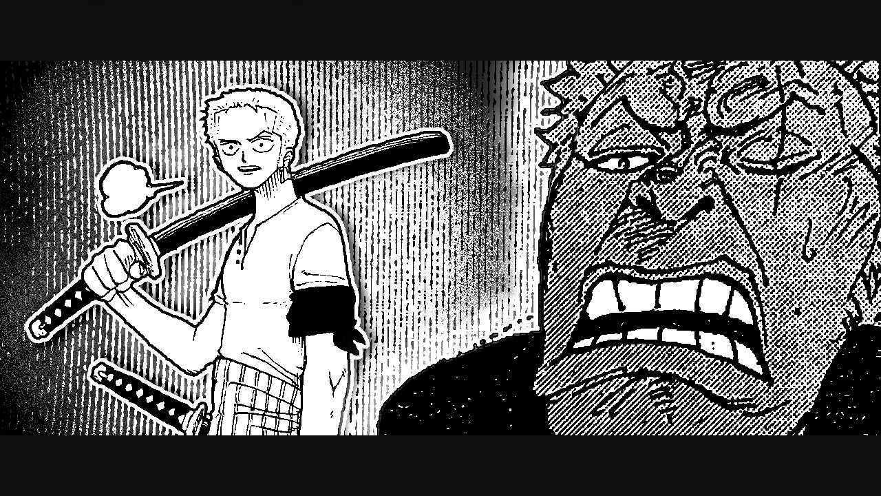 a estética abandonada de one piece