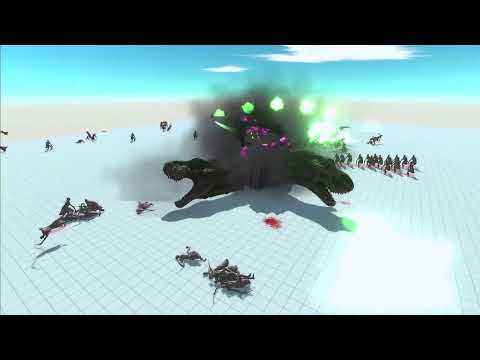 DINOSAUR VS 100 SABER GHOUL