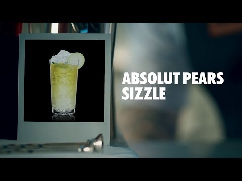 ABSOLUT PEARS SIZZLE DRINK RECIPE - HOW TO MIX