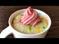Vanilla Mug Cake In 1 Minute Eggless Microwave Cake Em S Kitchen