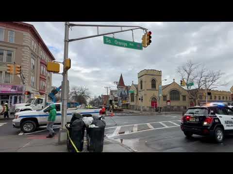 Newark Water Main Break