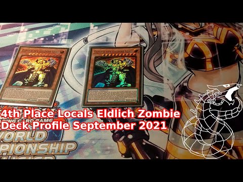 4th Place Locals Eldlich Zomie Deck Profile September 2021 Yu-Gi-Oh! Zombie World Deutsch