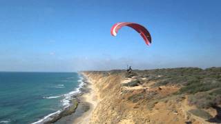 preview picture of video 'Paragliding Ga'ash, Israel'