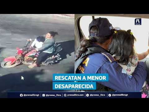 Rescatan a menor en Sacatepéquez y capturan a presunta secuestradora