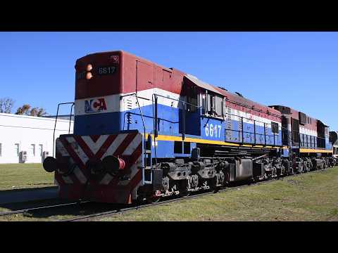 [4K] Variado y colorido tren de NCA con destino a Rosario pasando por Marcos Juárez!!!!!!