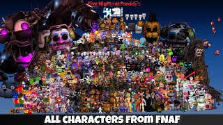 ALL CHARACTERS FROM FNaF (1 - HW 2)