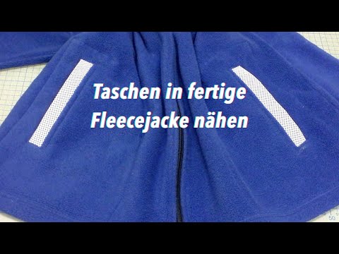 Taschen in fertige Jacke nähen - Lilo Siegel