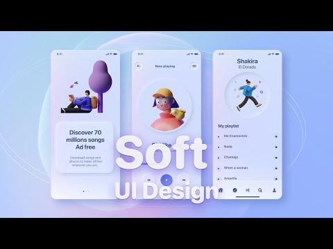 Soft UI Design - Neumorphism style - For Beginners