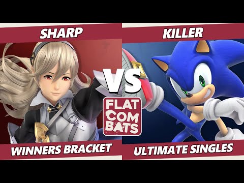 Flat Combats 10 Winners Bracket - Sharp (Palutena, Corrin) Vs. Killer (Sonic) SSBU Smash Ultimate
