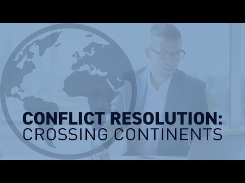 Webinar: 'Conflict Resolution: Crossing Continents'